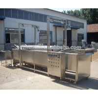 Electric heating frying machine assembly line